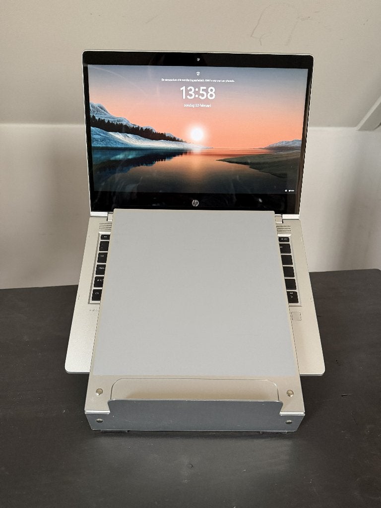 Bakker Elkhuizen ERGO-Q Laptopstandaard 10"-15,6", Computers en Software, Laptopstandaarden, Ophalen of Verzenden, Zo goed als nieuw