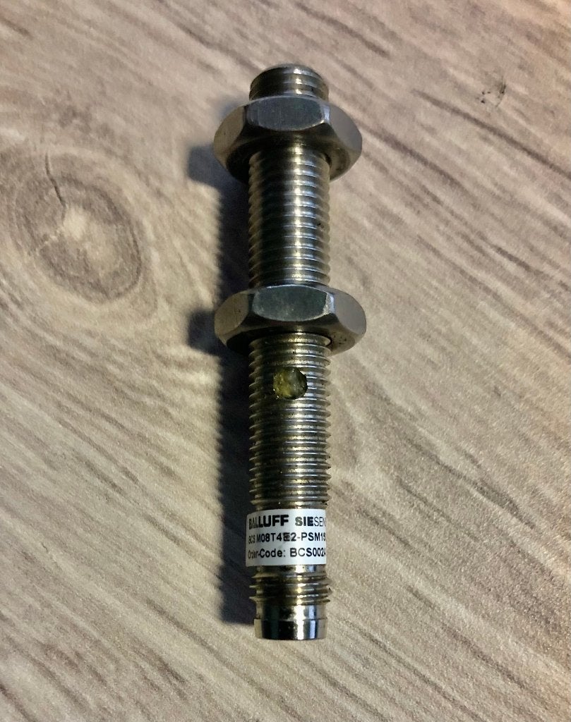 BALLUFF - M8 Capacitieve sensor - BCS M08T4E2-PSM15C-S49G, Ophalen of Verzenden, Zo goed als nieuw