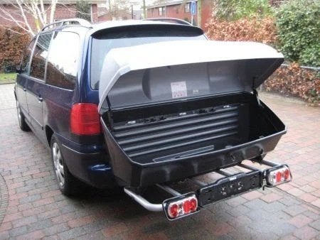Te huur: Thule trekhaakkoffer / trekhaakbox 420L - 6 euro pd, Auto diversen, Bagagerekken, Ophalen of Verzenden, Zo goed als nieuw