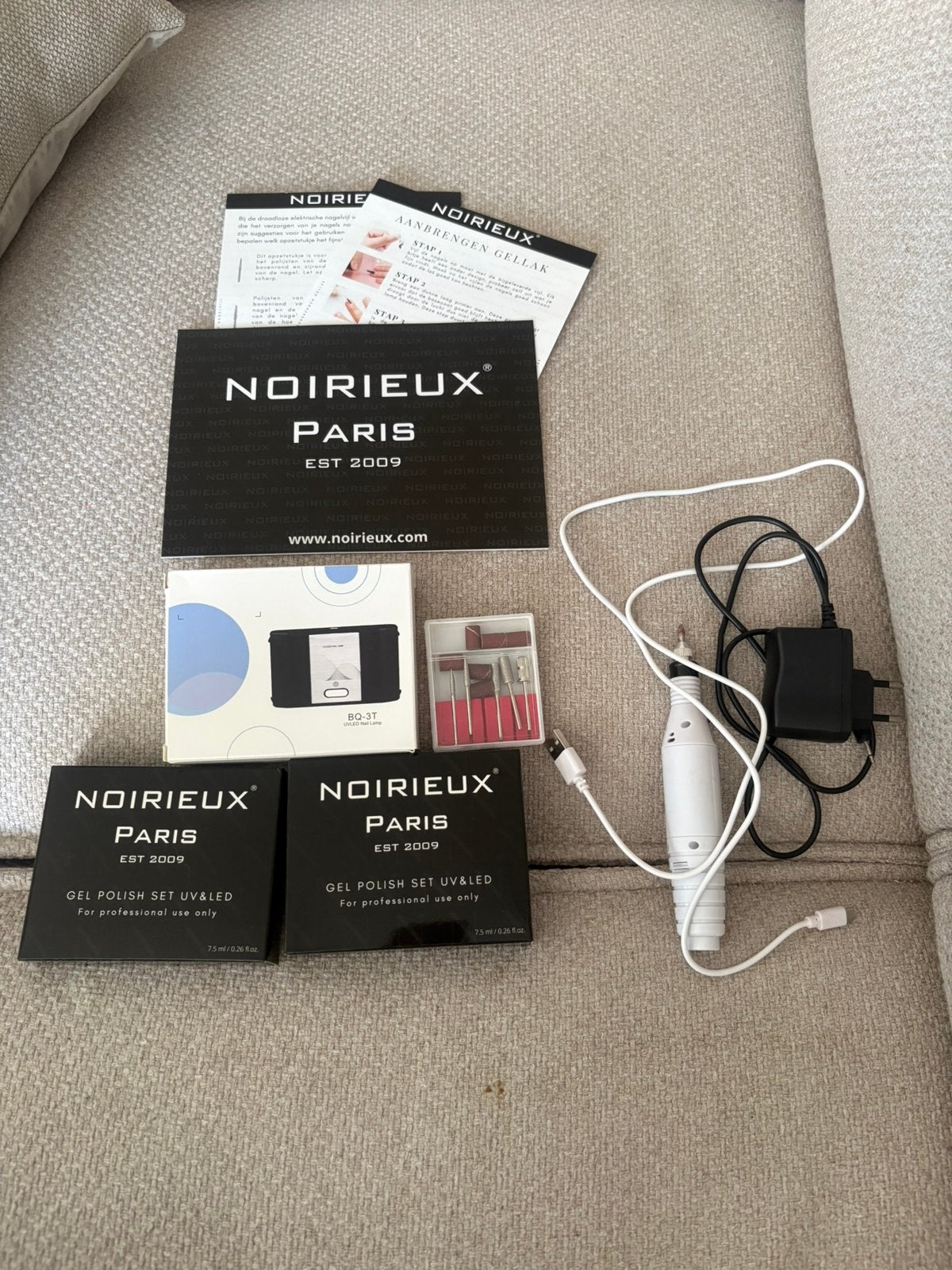 Set voor gellak nagels, Ophalen of Verzenden, Zo goed als nieuw, Handen en Nagels