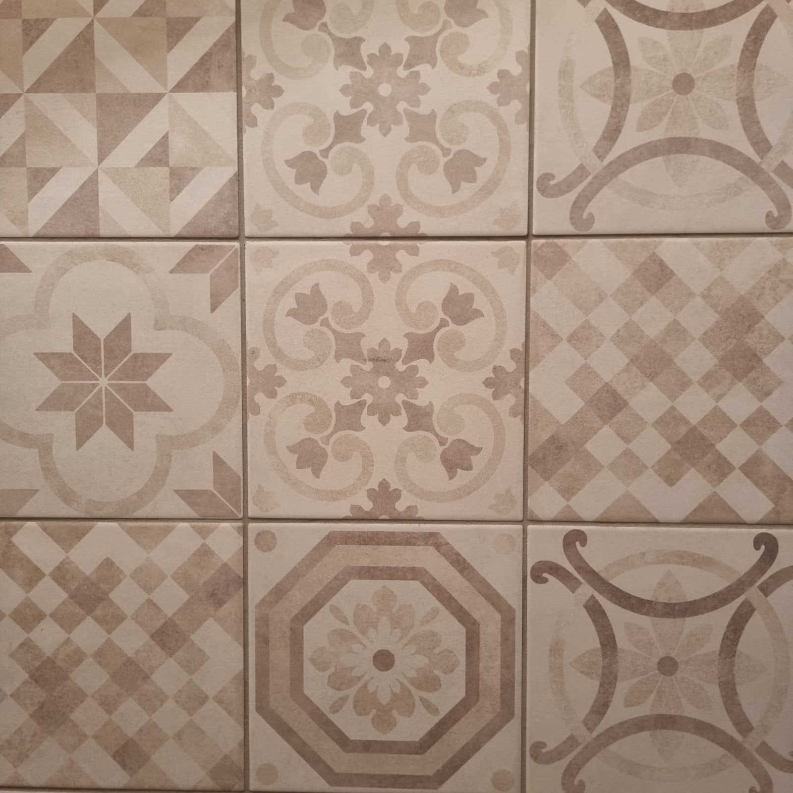 Decoratieve Beige Mix Tegels, Ophalen, Nieuw, 20 tot 40 cm, Minder dan 5 m²