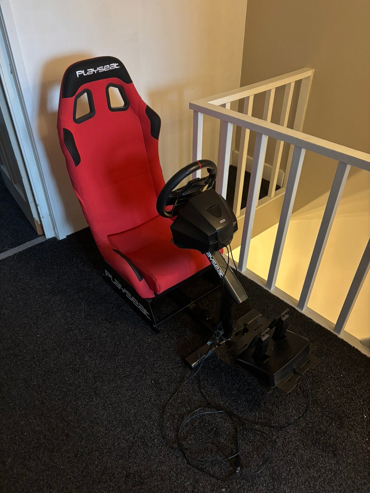 Playseat Evolution incl stuur en pedalen, Spelcomputers en Games, Ophalen, Zo goed als nieuw