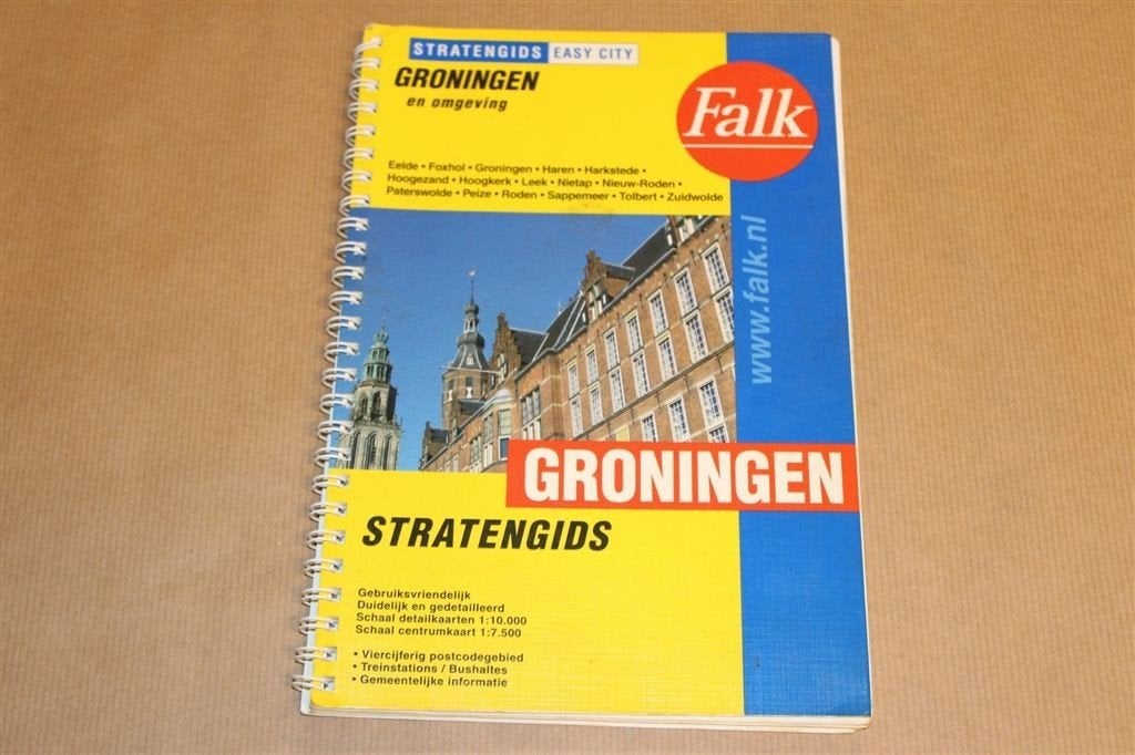 Falkplan Stratengids Groningen & Omgeving [2006], Gelezen, Ophalen of Verzenden, Landkaart, 1800 tot 2000