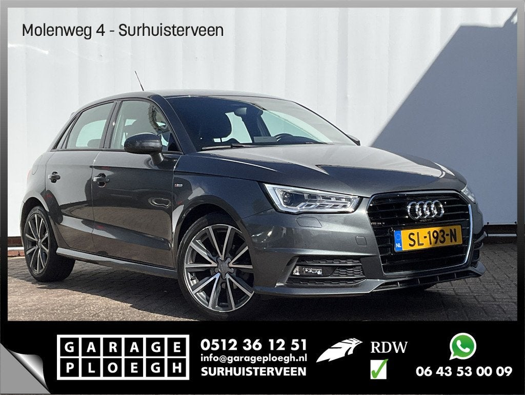 Audi A1 Sportback 1.0 TFSI Sport 2xS-Line Xenon Navi, Voorwielaandrijving, Euro 6, 4 stoelen, 23 km/l