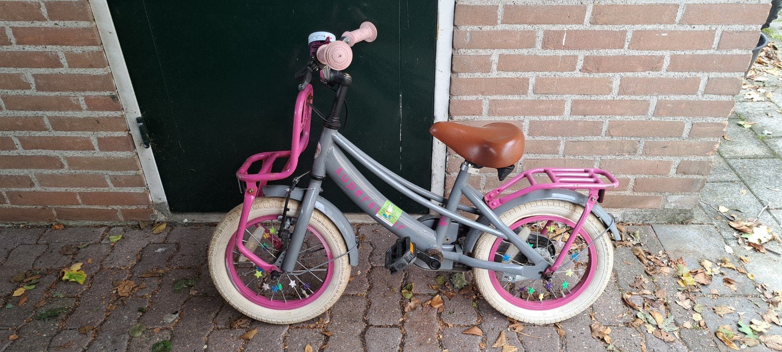 kinderfiets 14 inch, Ophalen, Gebruikt, Terugtraprem, Minder dan 16 inch
