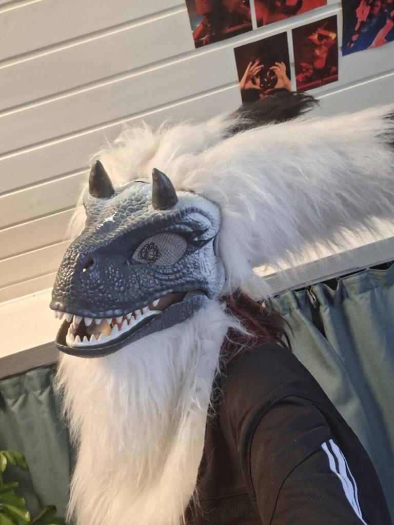 Dino mask masker fursuit, Ophalen of Verzenden