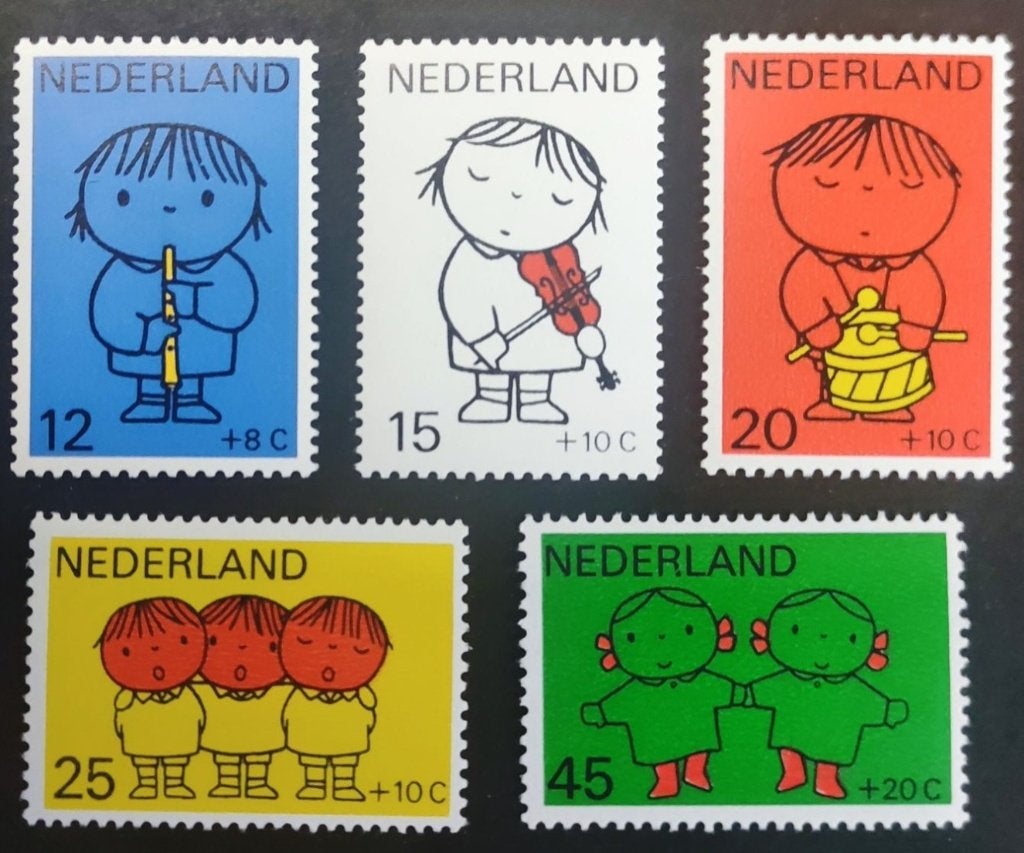 Nederland 1969 - nvph 932-936 - Kinderzegels   BBK, Postzegels en Munten, Postzegels | Nederland, Ophalen of Verzenden, Na 1940