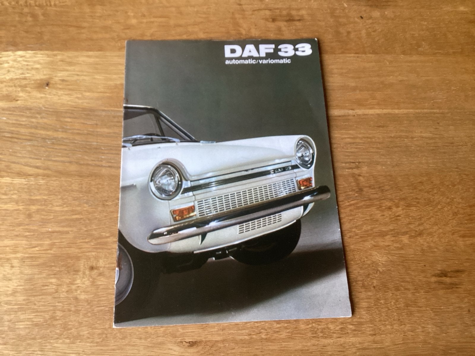 DAF 33 brochure - Origineel uit 1969, Ophalen of Verzenden, Gelezen, Overige merken