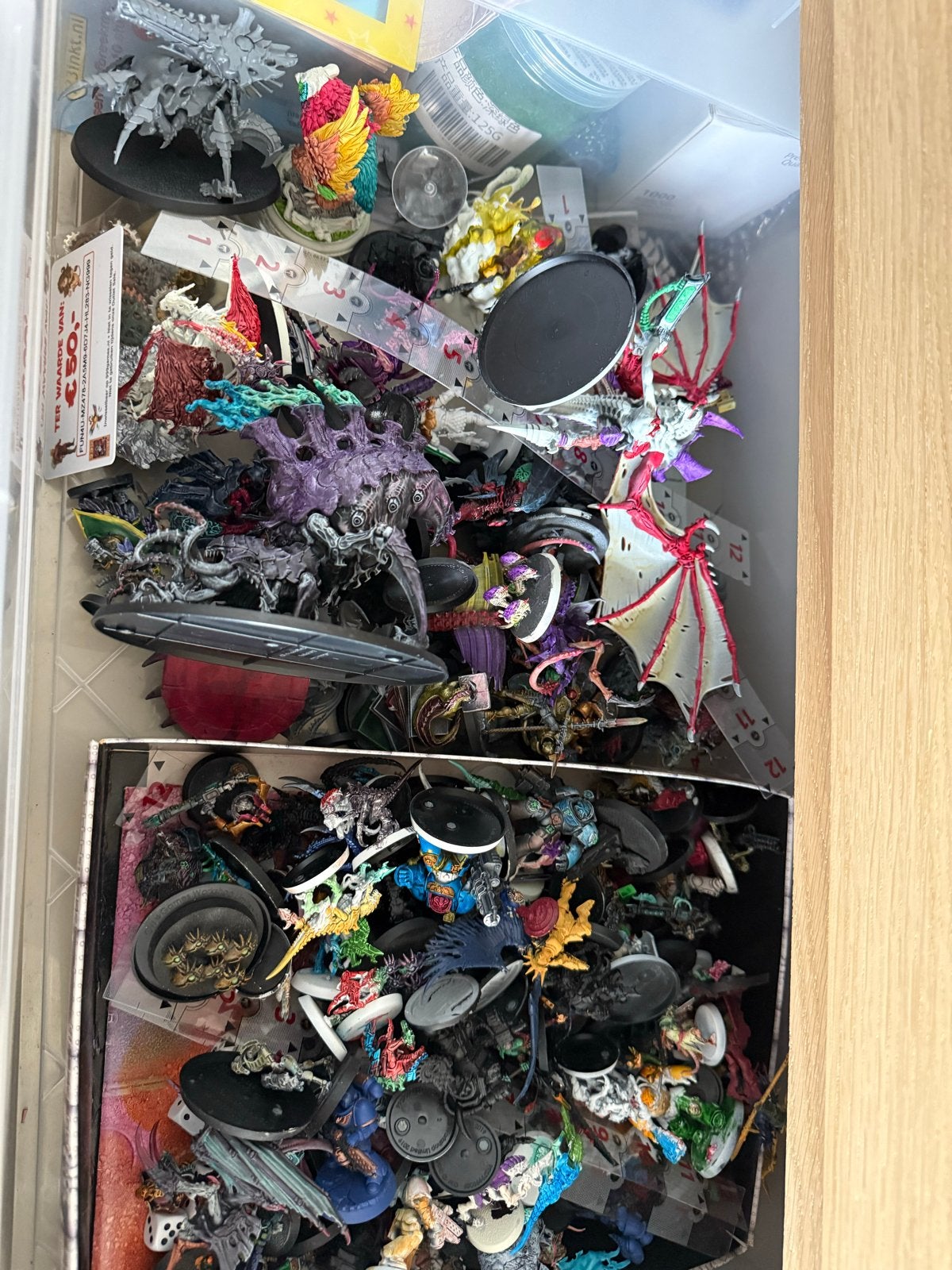Grote collectie Warhammer en andere fantasy miniaturen, Ophalen, Gebruikt, Figuurtje(s), Warhammer 40000