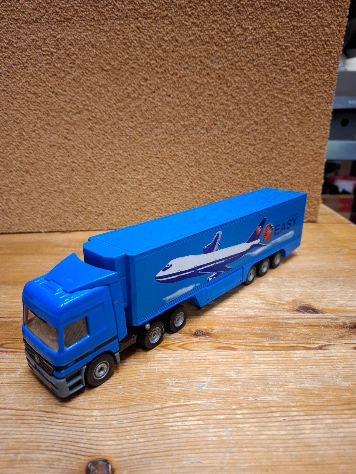 Siku Mercedes Actros met oplegger, Ophalen of Verzenden, Gebruikt, Bus of Vrachtwagen, SIKU