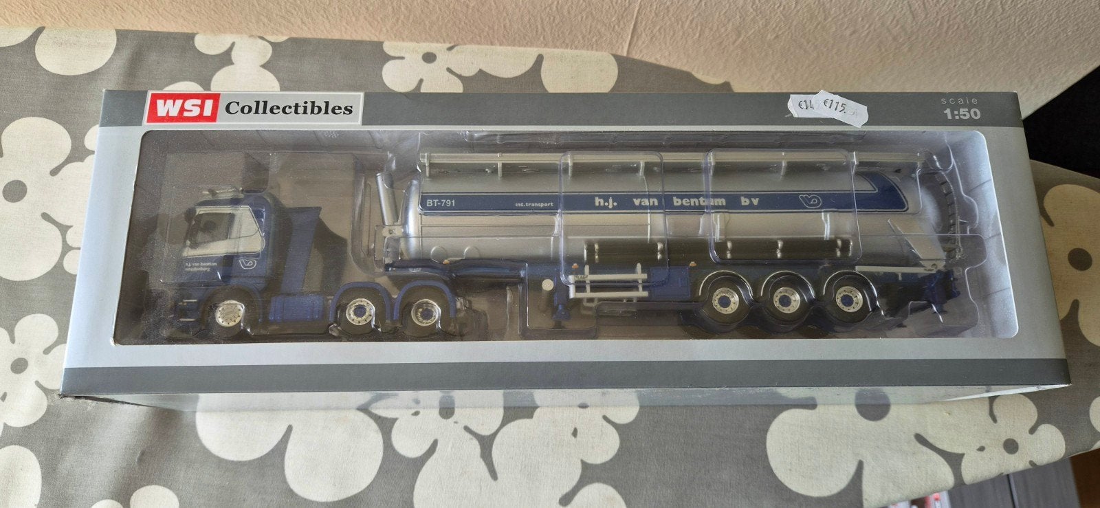 WSI Scania Van Bentum 1:50 model, Ophalen of Verzenden, Zo goed als nieuw, Bus of Vrachtwagen, Wsi
