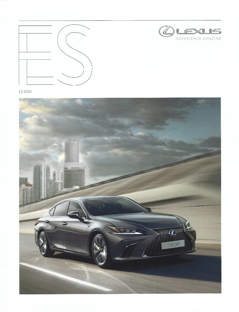 Brochure Lexus ES 300h 2018, Ophalen of Verzenden, Gelezen, Overige merken