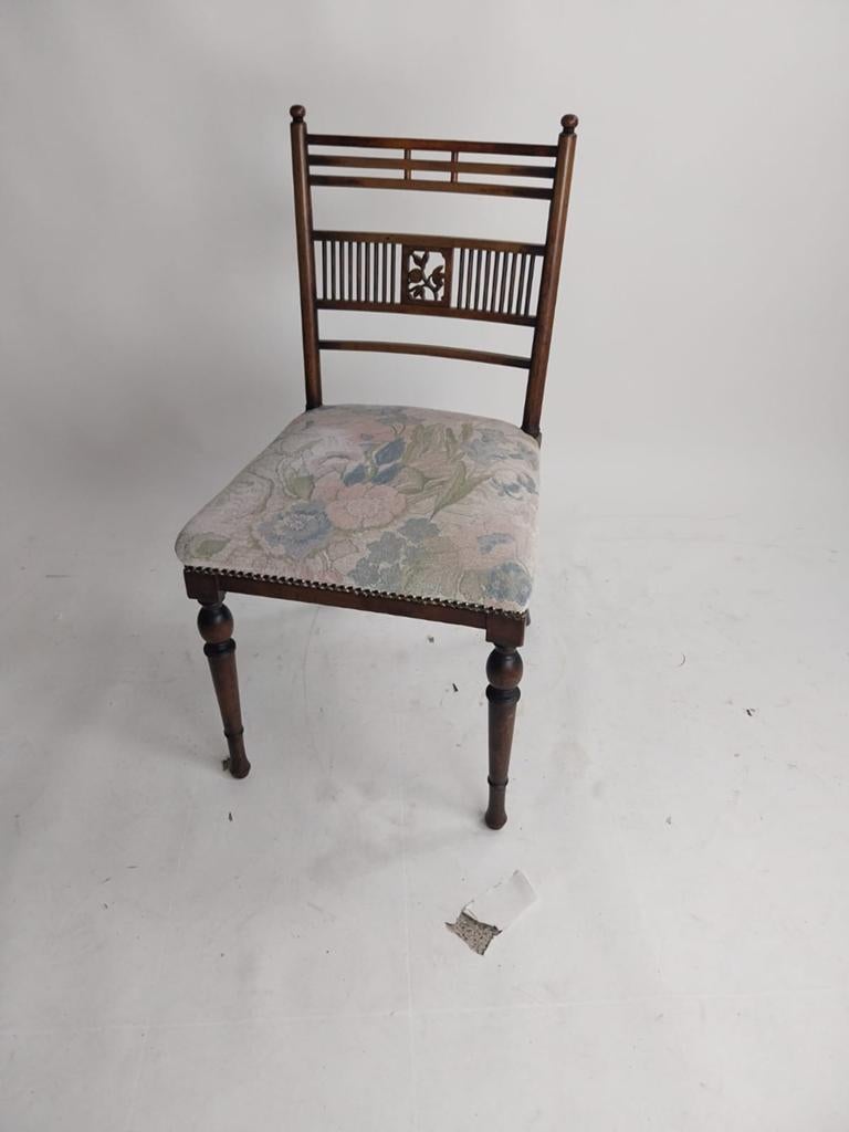 Stoel, design H. W. Batley, Ophalen, Zo goed als nieuw, Bruin, Eén