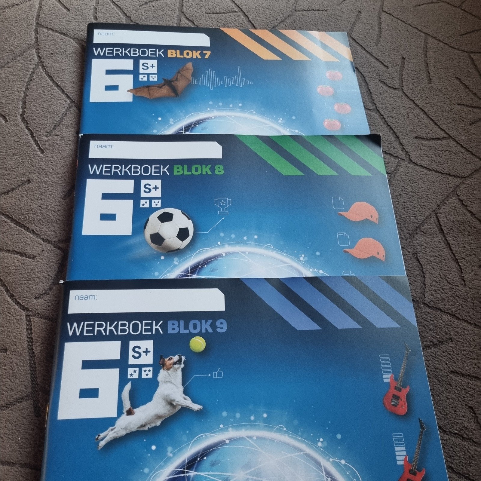 Groep 6 De Wereld in Getallen S+ Werkboeken Blok 7, 8, 9, Boeken, Ophalen of Verzenden, Nieuw, Malmberg