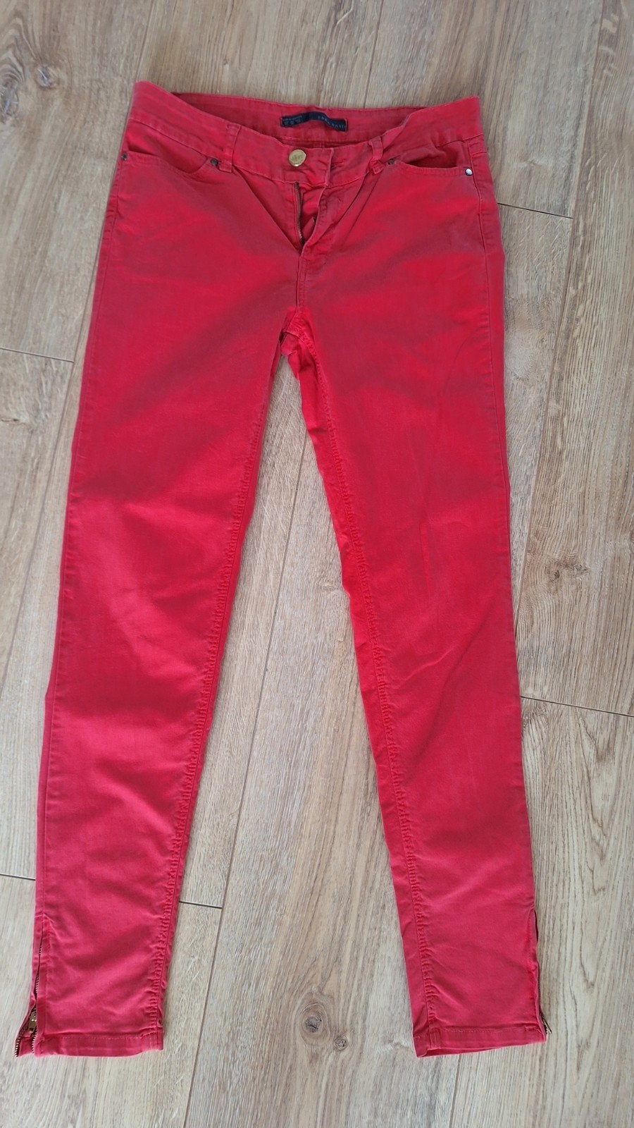 Zara rode broek, maat 38, één keer gedragen, Maat 38/40 (M), Nieuw, Ophalen of Verzenden, Rood