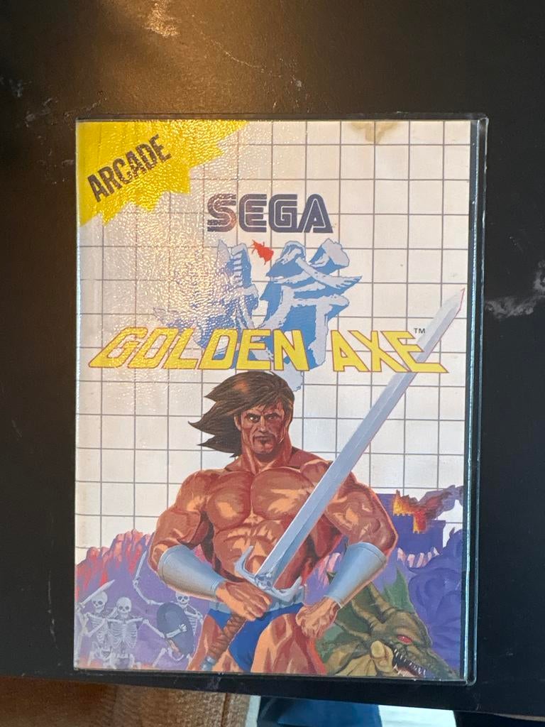 Golden Axe Sega Master System (Game + Doos), Spelcomputers en Games, Games | Sega, Avontuur en Actie, Gebruikt, 1 speler, Ophalen of Verzenden