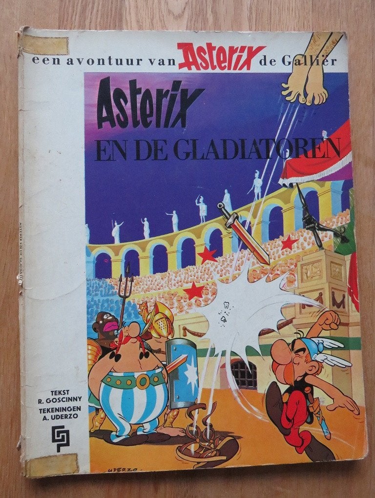Stripboeken 60 en 70er jaren Asterix, Turf, Valiant, Boeken, Meerdere stripboeken, Ophalen of Verzenden, Gelezen