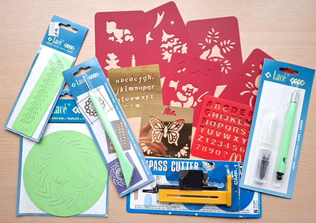 Diverse Lace/Embossing hobby-gereedschap (z.g.a.n.), Ophalen of Verzenden, Zo goed als nieuw, Gereedschap of Toebehoren