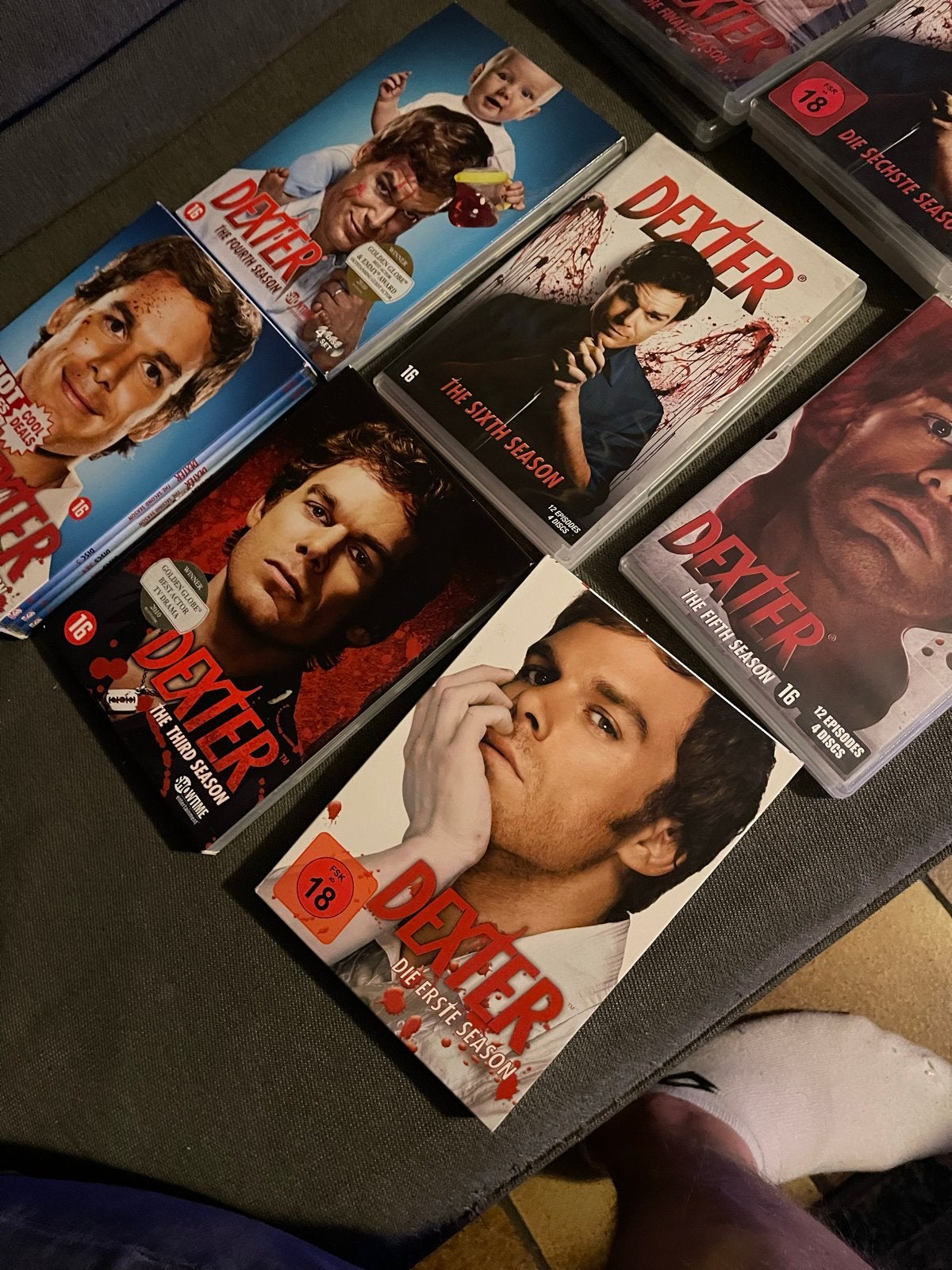 Dexter DVD Boxset Seizoen 1,2 3, 4, 5, 6 - Zo goed als nieuw, Vanaf 16 jaar, Boxset, Ophalen of Verzenden, Zo goed als nieuw