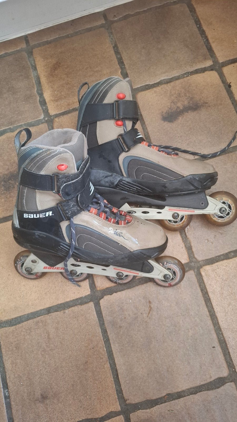 Bauer Xtra inline skates - Gebruikt, Sport en Fitness, Schaatsen, Ophalen, Gebruikt, Overige typen, Bauer