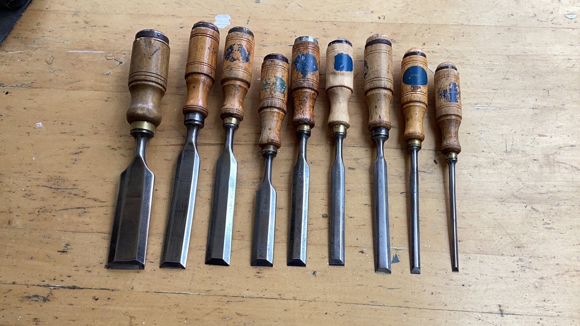 Hout beitels Eskilstuna, Ophalen of Verzenden, Zo goed als nieuw