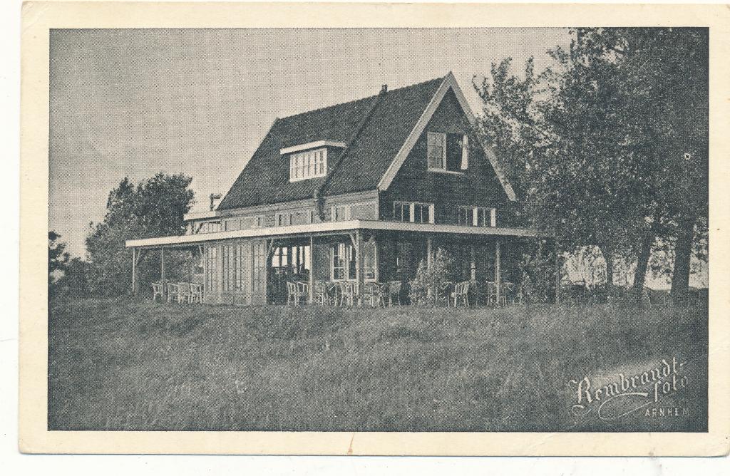 9670 Hulshort, Café Restaurant Hoophuizen, Ophalen of Verzenden, 1940 tot 1960, Gelderland
