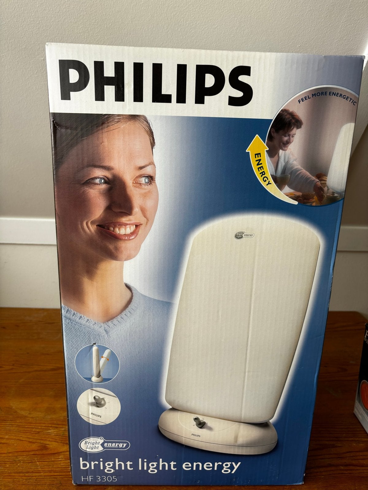 Philips Bright Light Energy HF 3305 Daglichtlamp, Ophalen, Zo goed als nieuw