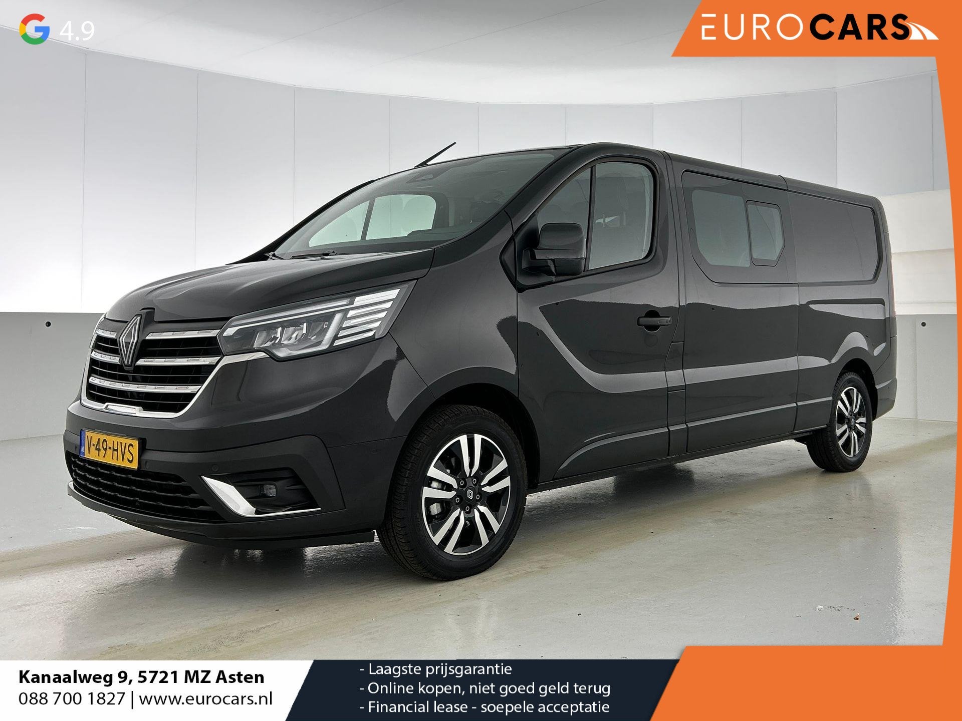 Renault Trafic 2.0 Blue dC1 150PK L2H1 Dubbele Cabine Automa, Stof, Gebruikt, 4 cilinders, 150 pk