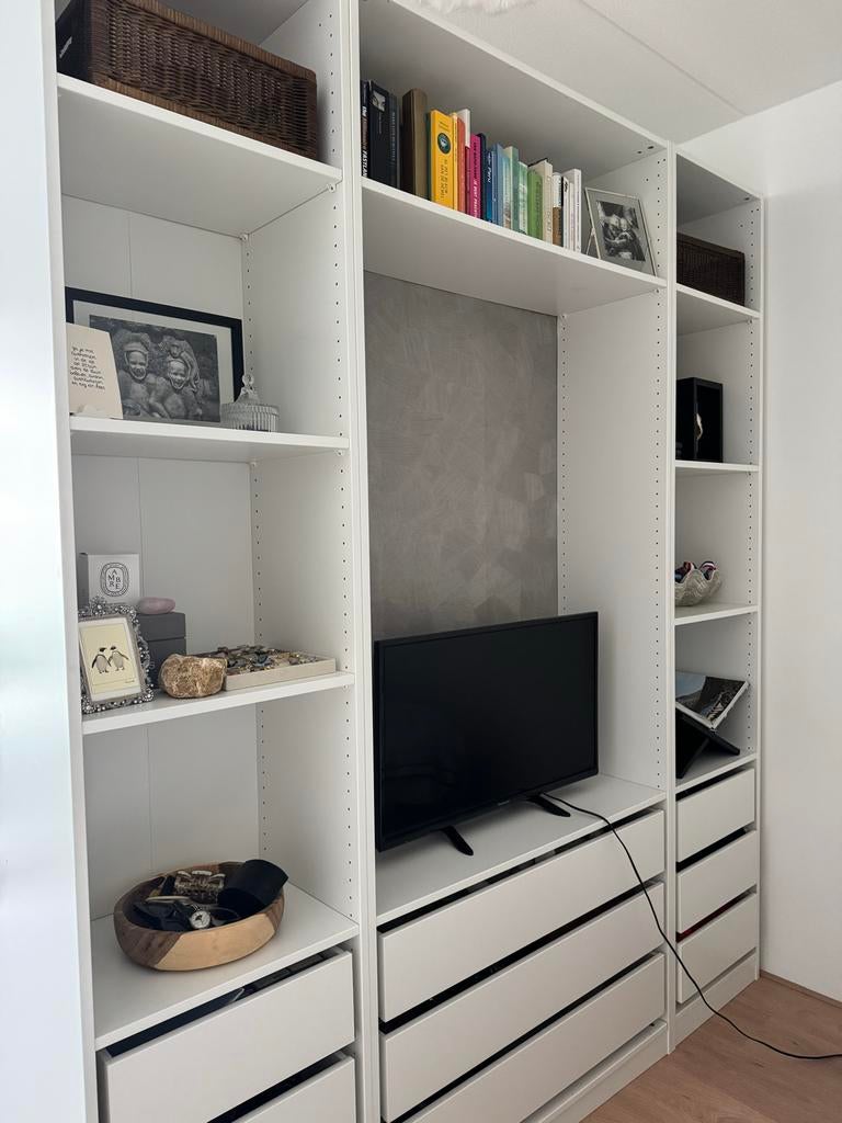 Pax kast 3-delig met Arte behang, Ophalen, Zo goed als nieuw, 50 tot 75 cm, 200 cm of meer