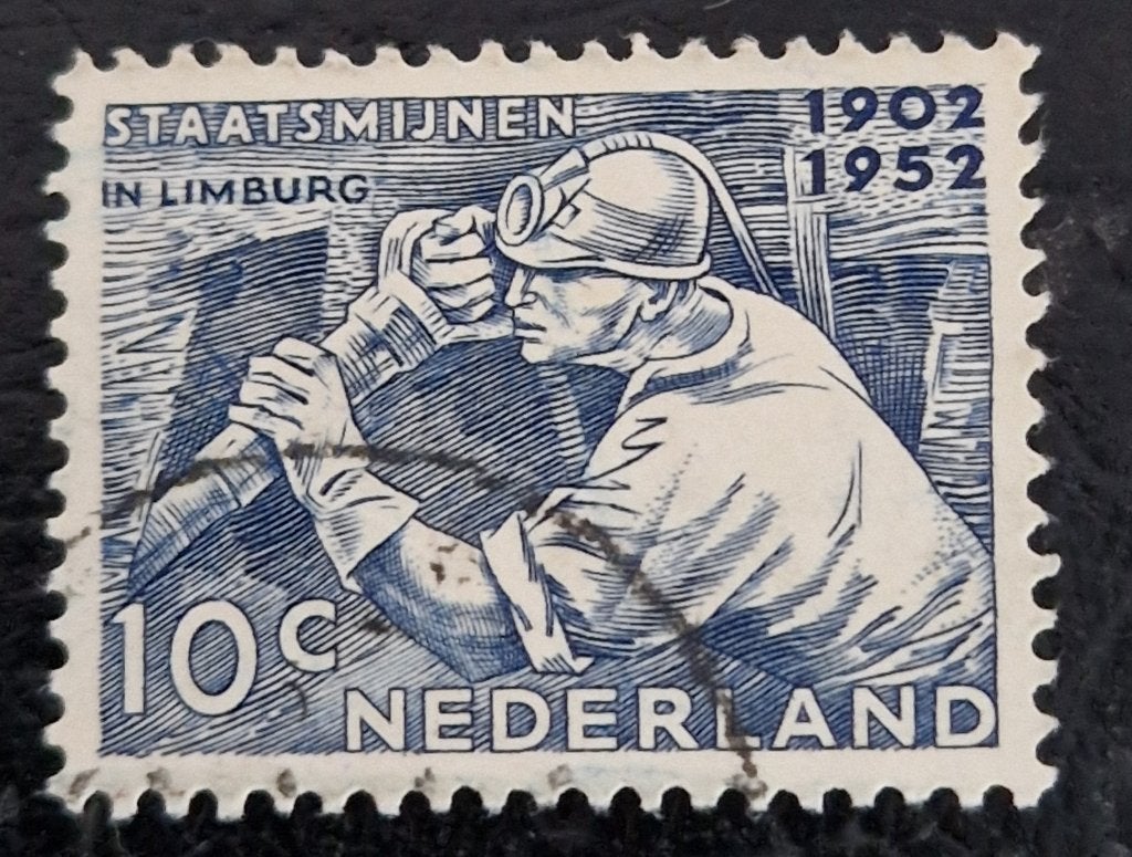 Nederland 1952 - nvph 582 - Staatsmijnen, Ophalen of Verzenden, Na 1940, Gestempeld