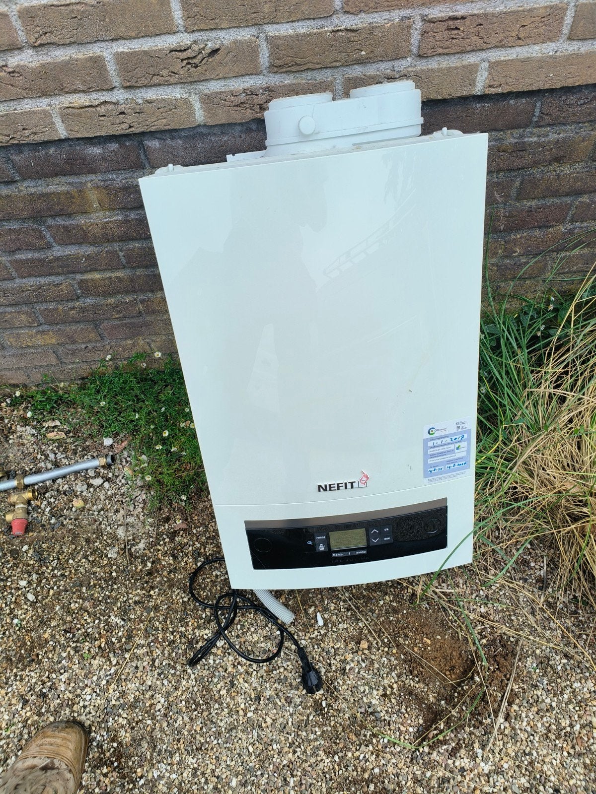 Nefit Trendline HRC30 CW5 II CV-ketel uit 2017, Ophalen, 30 tot 80 cm, Gebruikt, Hoog rendement (Hr)