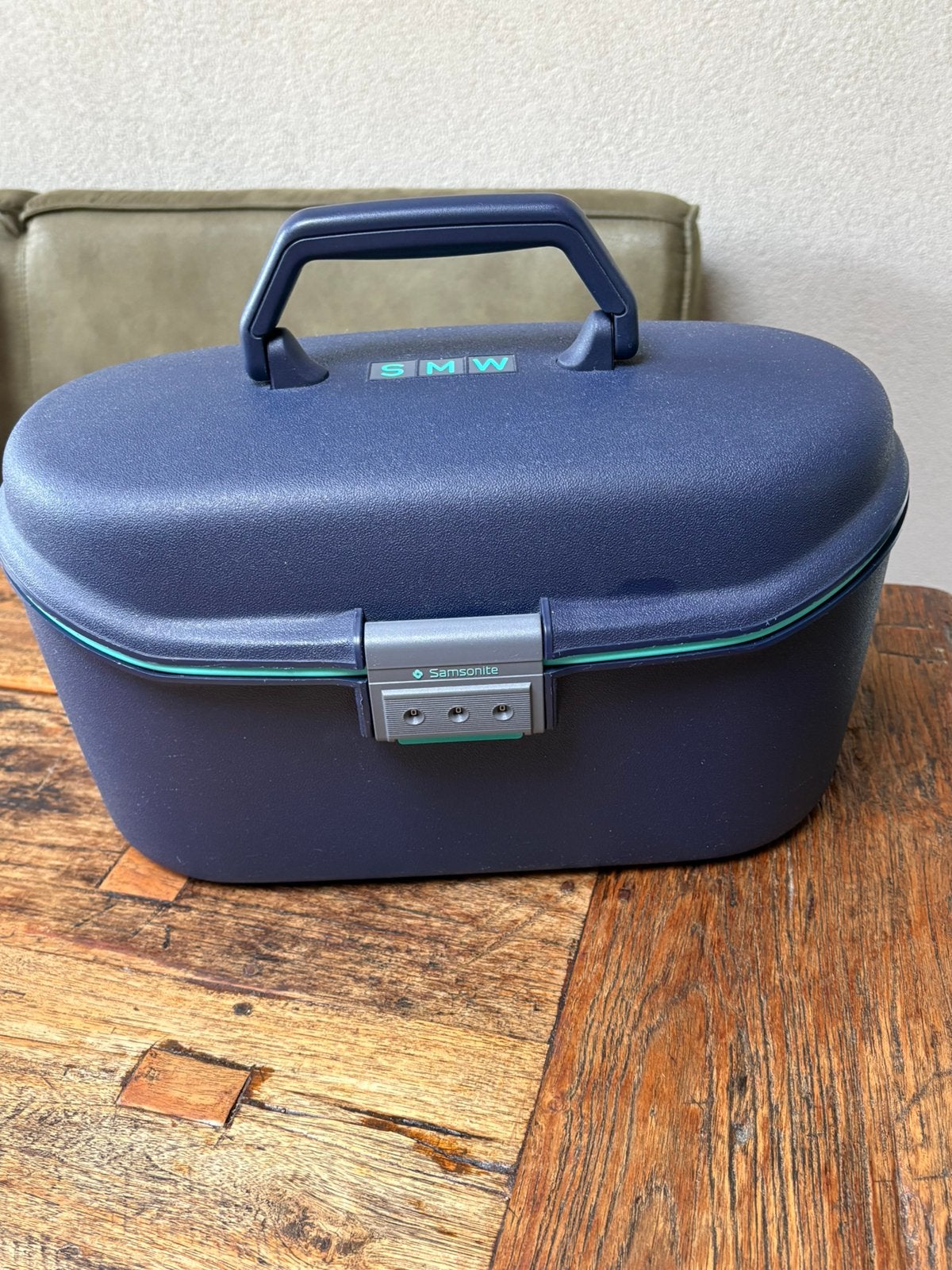Samsonite beautycase, Sieraden, Tassen en Uiterlijk, Ophalen, Zo goed als nieuw, Blauw