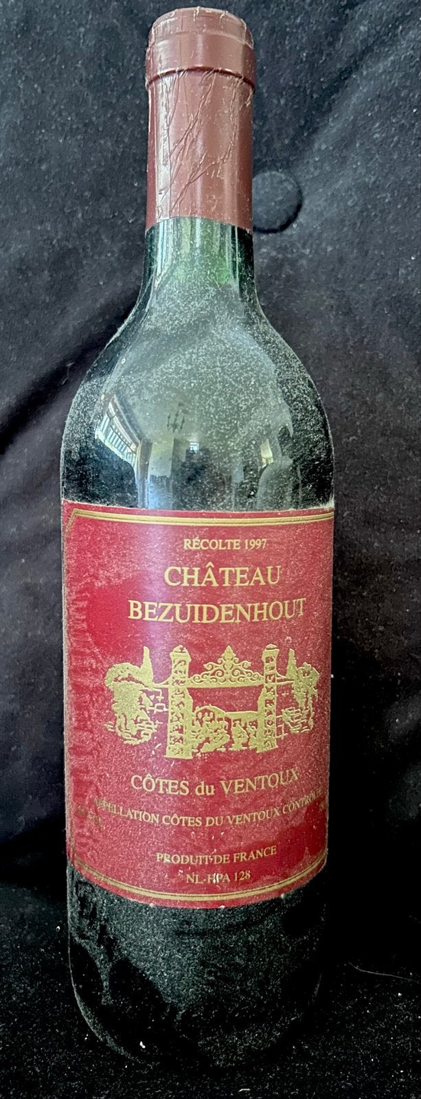 Château Bezuidenhout 1997 - Cotes du Ventoux, Ophalen of Verzenden, Gebruikt, Frankrijk, Rode wijn