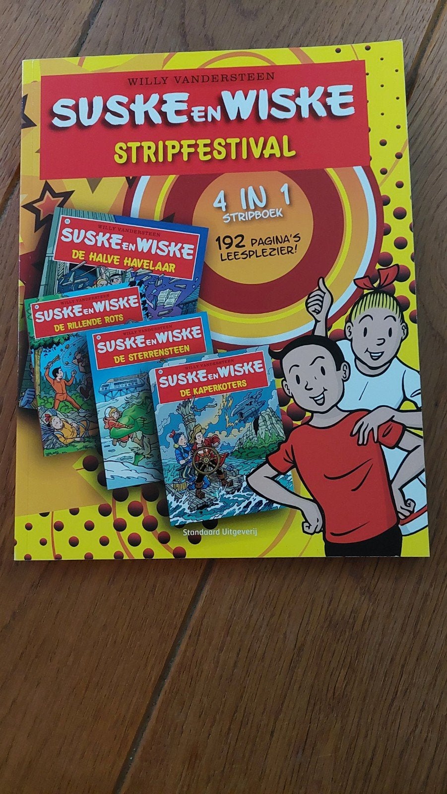 Suske en Wiske Stripfestival: 4-in-1 album, Meerdere stripboeken, Ophalen of Verzenden, Zo goed als nieuw, Willy Vandersteen