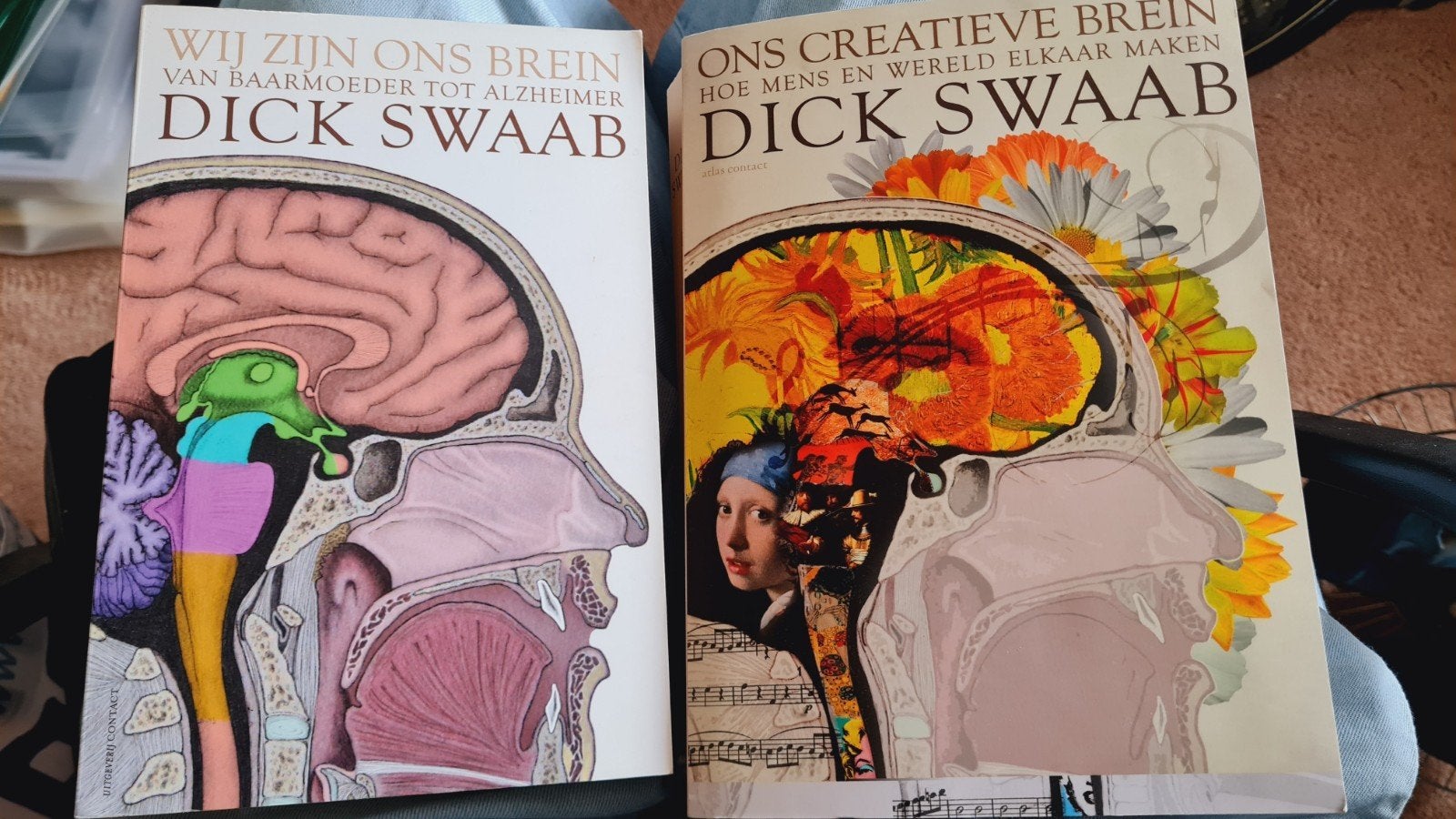 2 boeken: wij zijn ons brein & Ons creatieve brein - D.Swaab, Ophalen of Verzenden, Geesteswetenschap