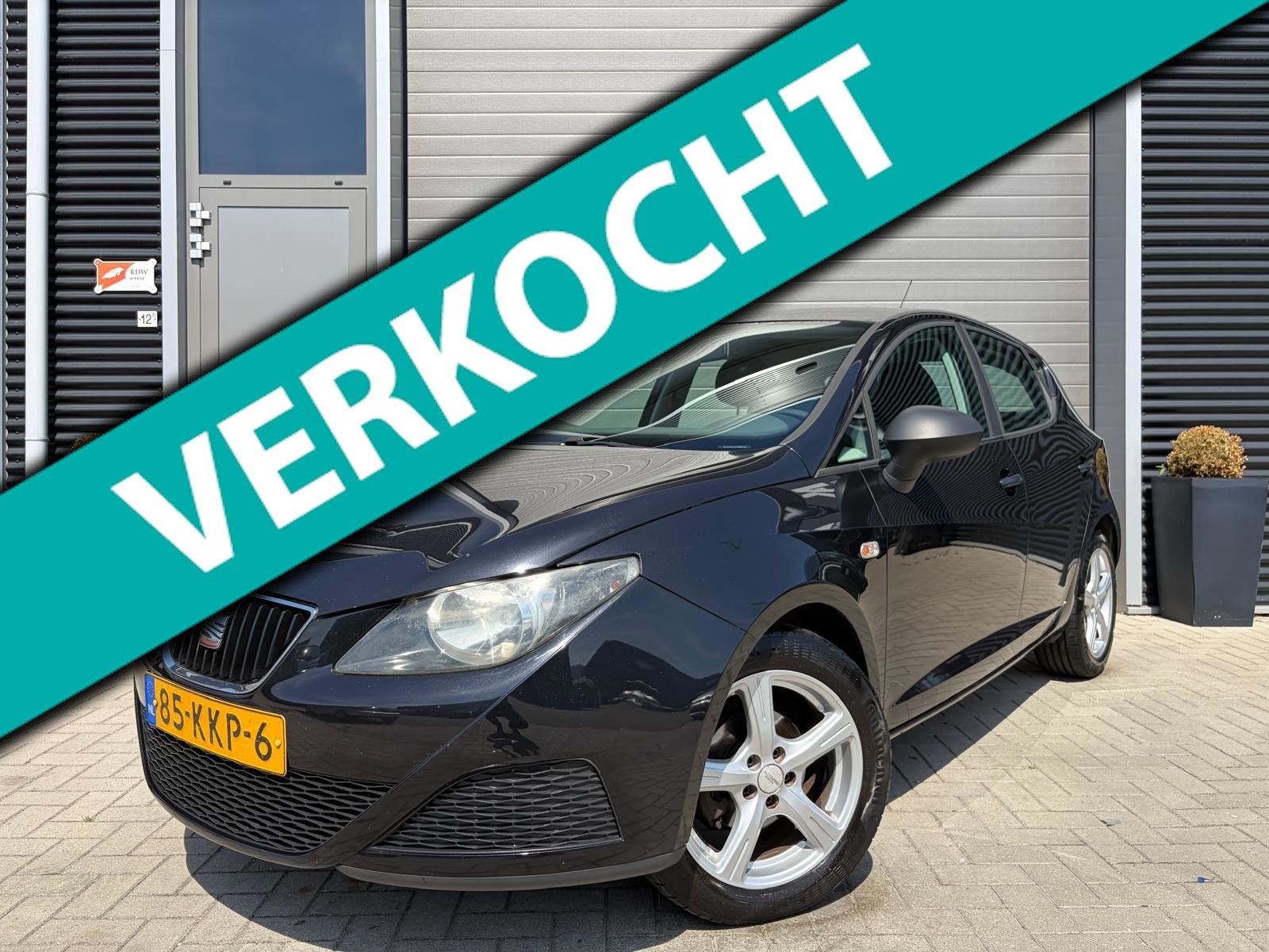Seat Ibiza 1.2 Club, Voorwielaandrijving, Euro 5, Stof, Zwart