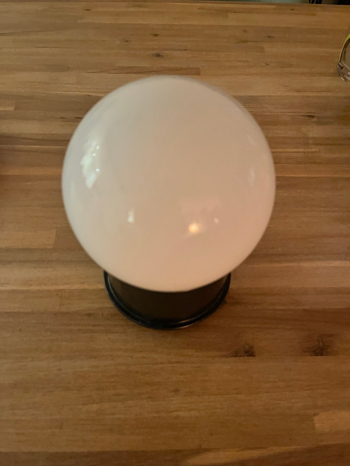 Witte bol lamp, Ophalen, Overige typen, Gebruikt, Wit
