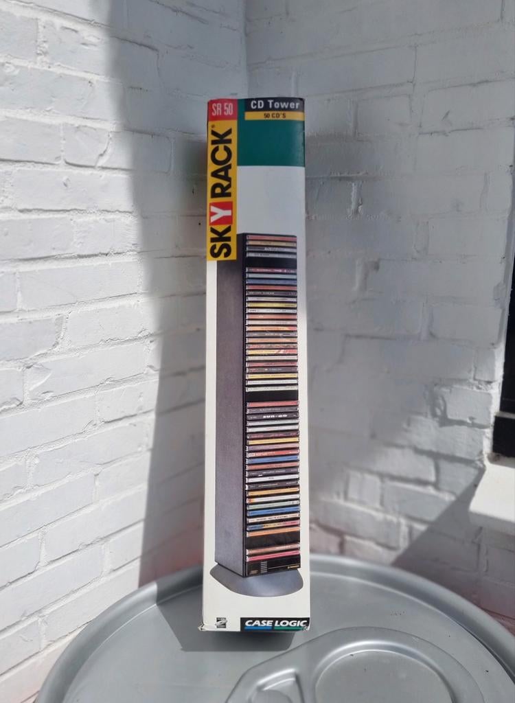 Case Logic Skyrack SR 50 CD Tower - Nieuw in doos, Kunststof, Nieuw, Ophalen of Verzenden, 25 tot 75 discs