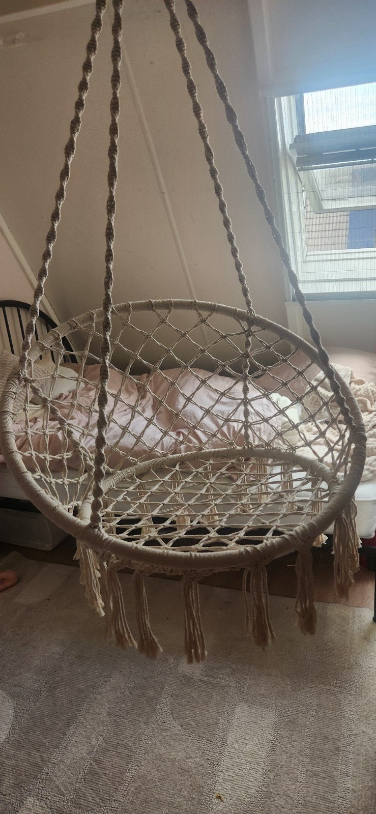 hangstoel, Ophalen
