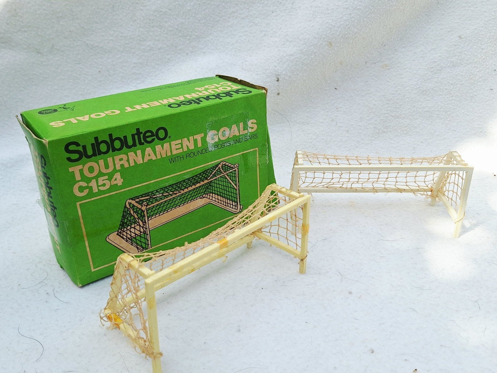 Subbuteo Tournament Goals C154 - Vintage Voetbaldoelen, Ophalen of Verzenden, Gebruikt, Jongen