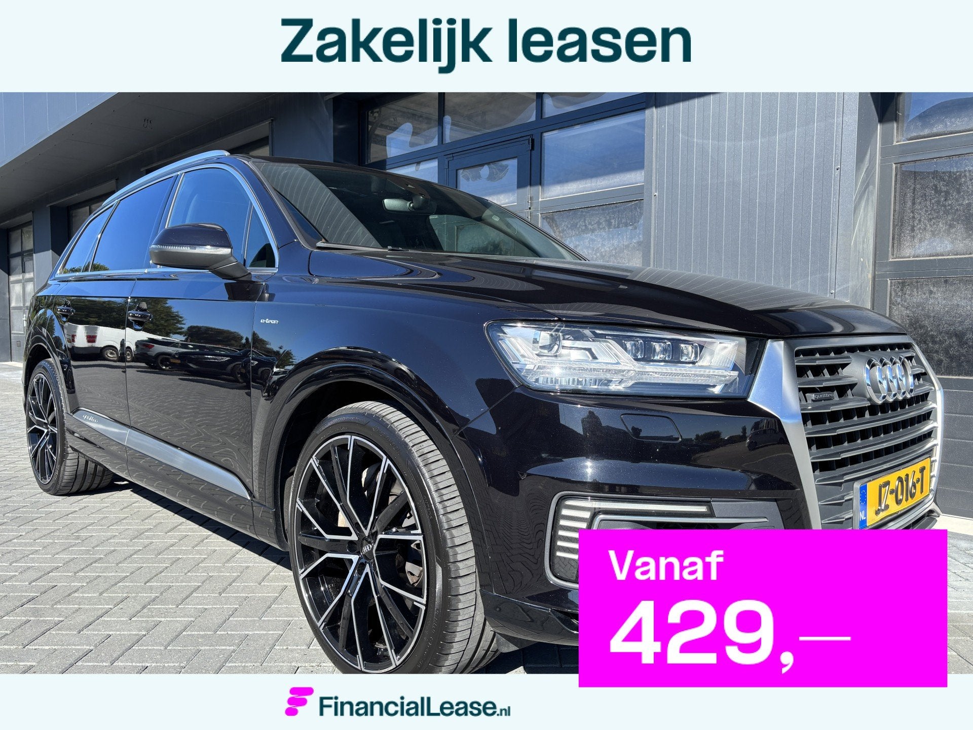 Audi Q7 3.0 TDI e-tron quattro Premium Head-up Bose Pano, Automaat, Gebruikt, 2420 kg, Zwart