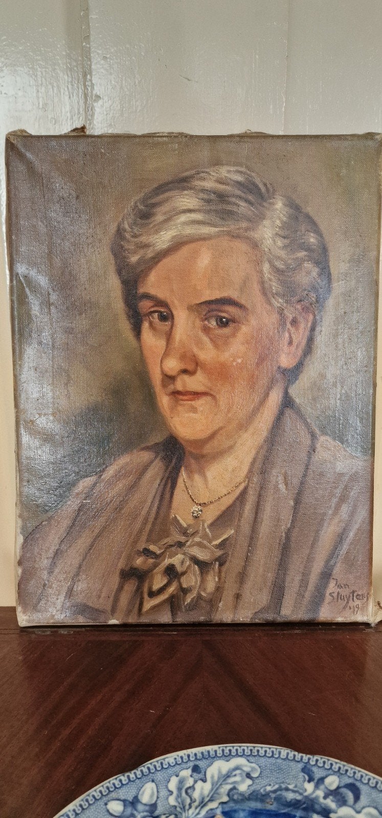 Portret van een dame, gesigneerd Jan Sluyters, Ophalen of Verzenden