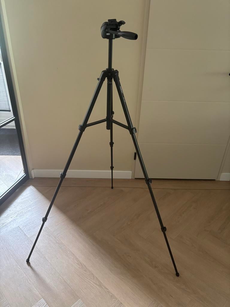 Nieuw Velbon EX-440 statief met opberghoes, Ophalen of Verzenden, Nieuw, Minder dan 150 cm, Driepoot