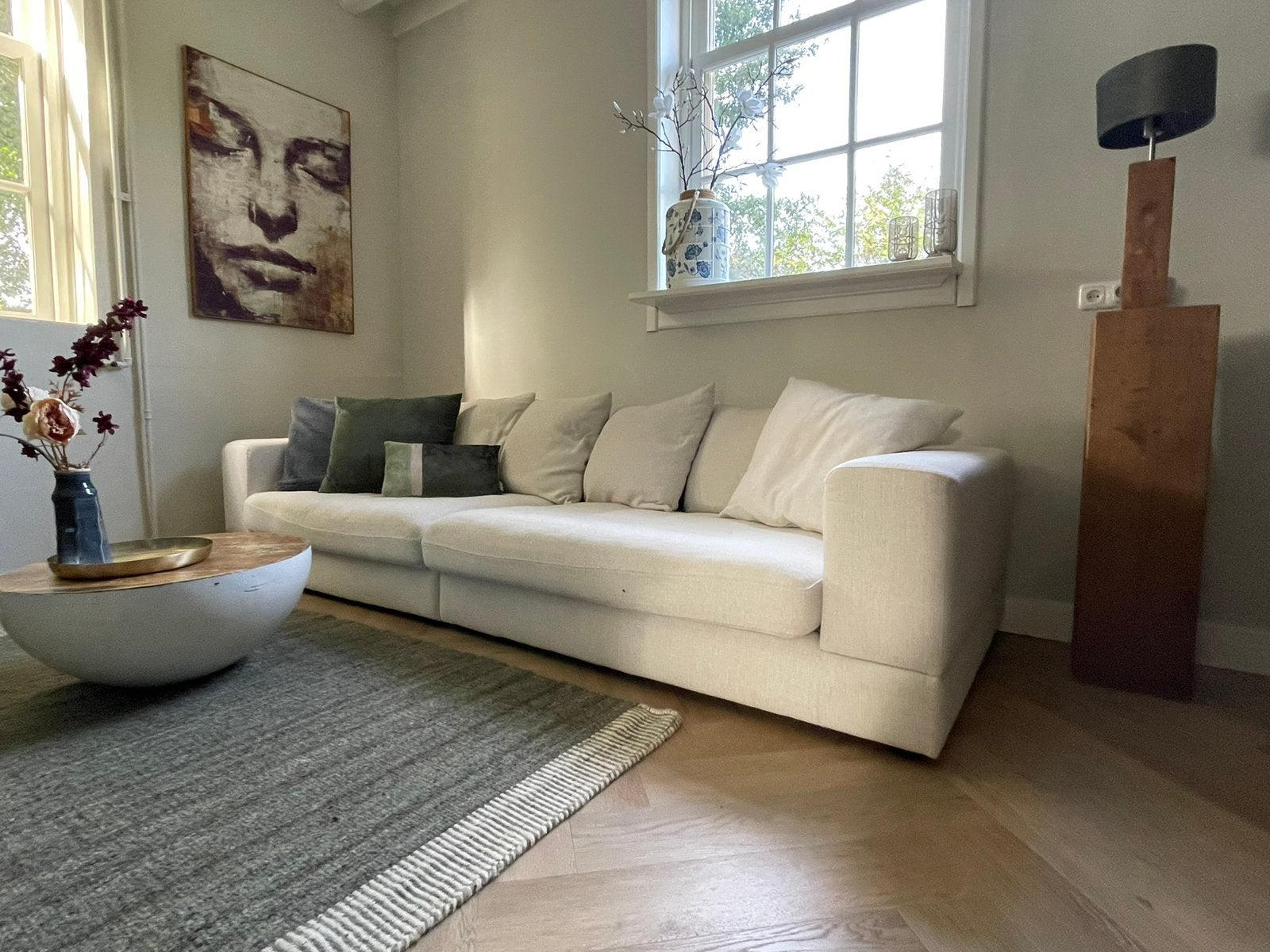Mooi, groot bankstel te koop!, Ophalen, Strak, stijlvol, lounge, 100 tot 125 cm, 300 cm of meer