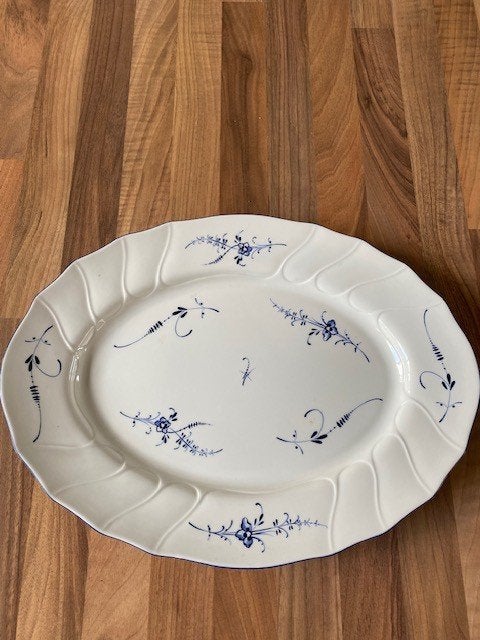 Villeroy & Boch Vieux Luxembourg Ovale Schaal 36x27 cm, Ophalen, Gebruikt, Porselein, Bord of Schaal