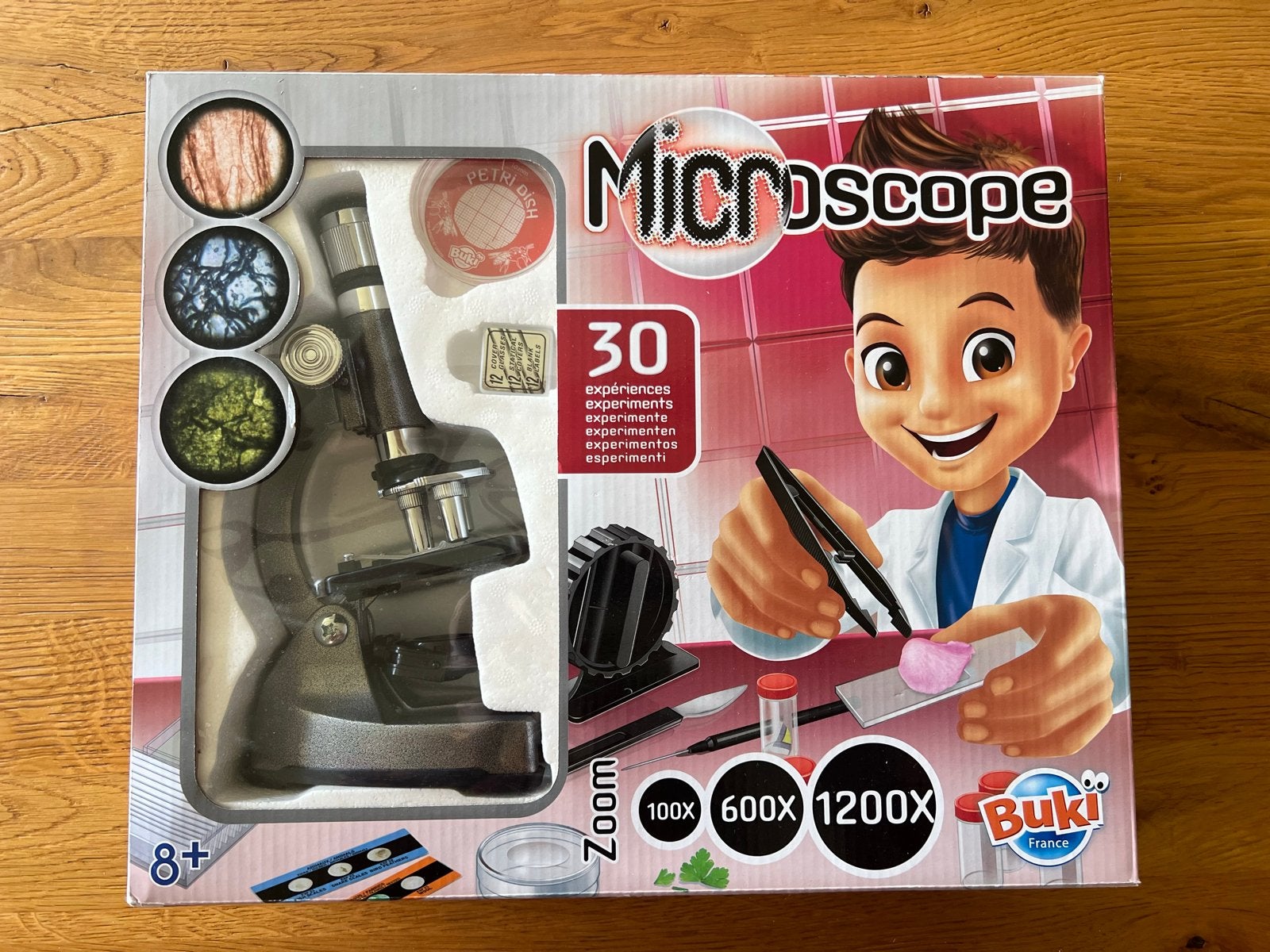 Buki Microscoop met 30 experimenten - Zo goed als nieuw, Ophalen of Verzenden, Zo goed als nieuw, Ontdekken, Met licht
