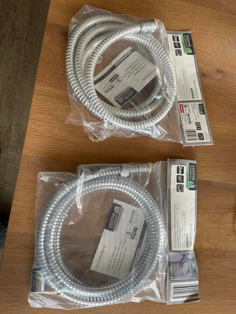 Doucheslang 2 x Nieuw Home creation, Ophalen of Verzenden, Zo goed als nieuw, Wit
