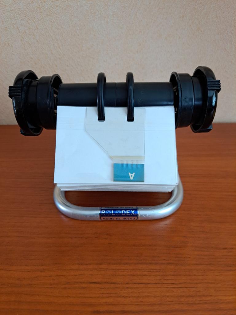 Vintage Rolodex, Ophalen of Verzenden