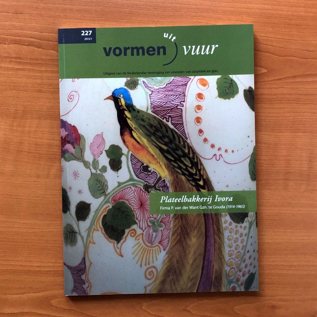 Plateelbakkerij Ivora Gouda (1914-1965), Ophalen of Verzenden, Zo goed als nieuw