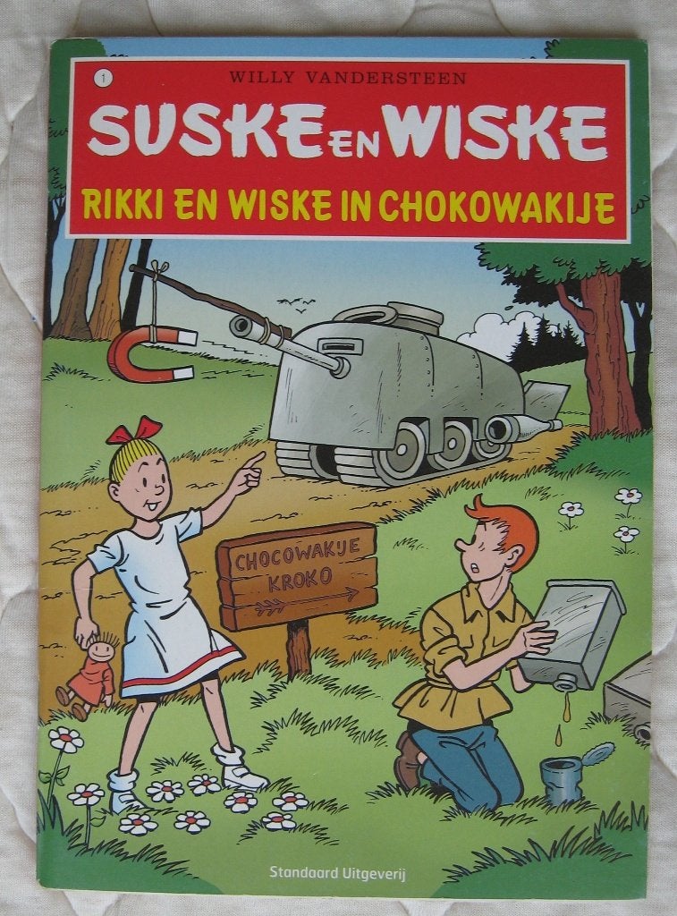 Suske en Wiske - Rikki en Wiske in Chocowakije (Unieke Uitg), Eén stripboek, Ophalen of Verzenden, Zo goed als nieuw, Willy Vandersteen